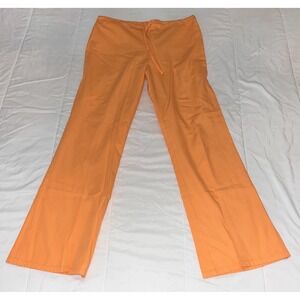 Scrubs Pants Nurse Cherokee Workwear Orange Size Small